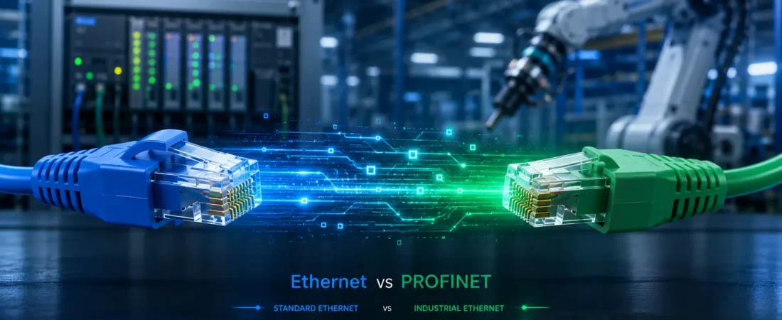 Endüstriyel haberleşme protokolleri Ethernet ve PROFINET karşılaştırması