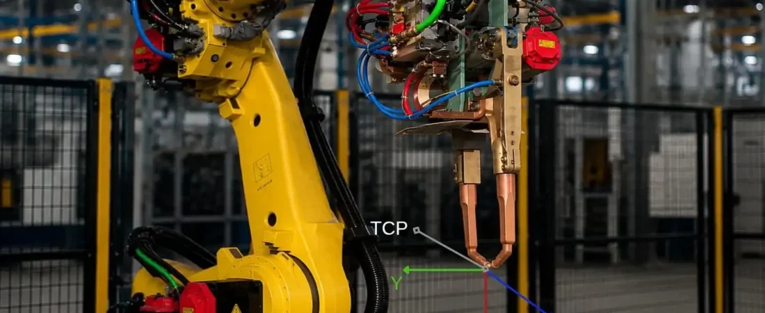 Tool Center Point (TCP) robot programlama örneği