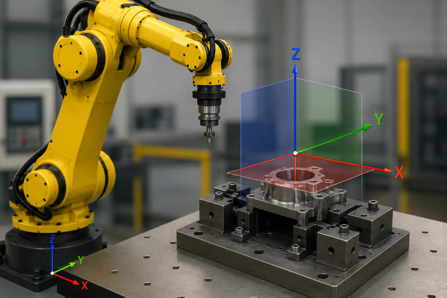 Endüstriyel robot programlamasında User Frame koordinat sistemi örneği